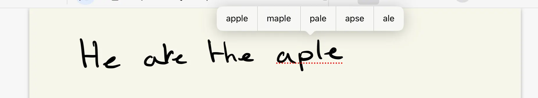Spellcheck your handwriting – Goodnotes Support