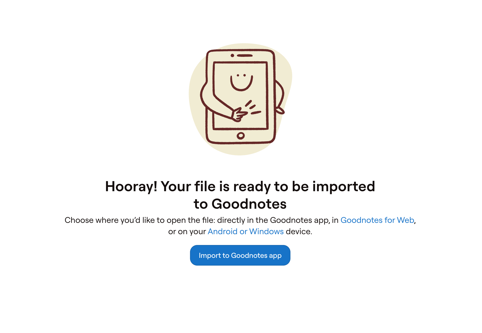匯入 Goodnotes