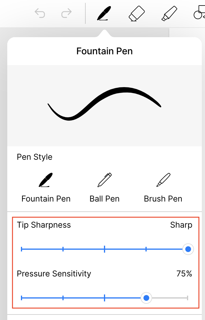 Write with the Pen tool GoodNotes Support