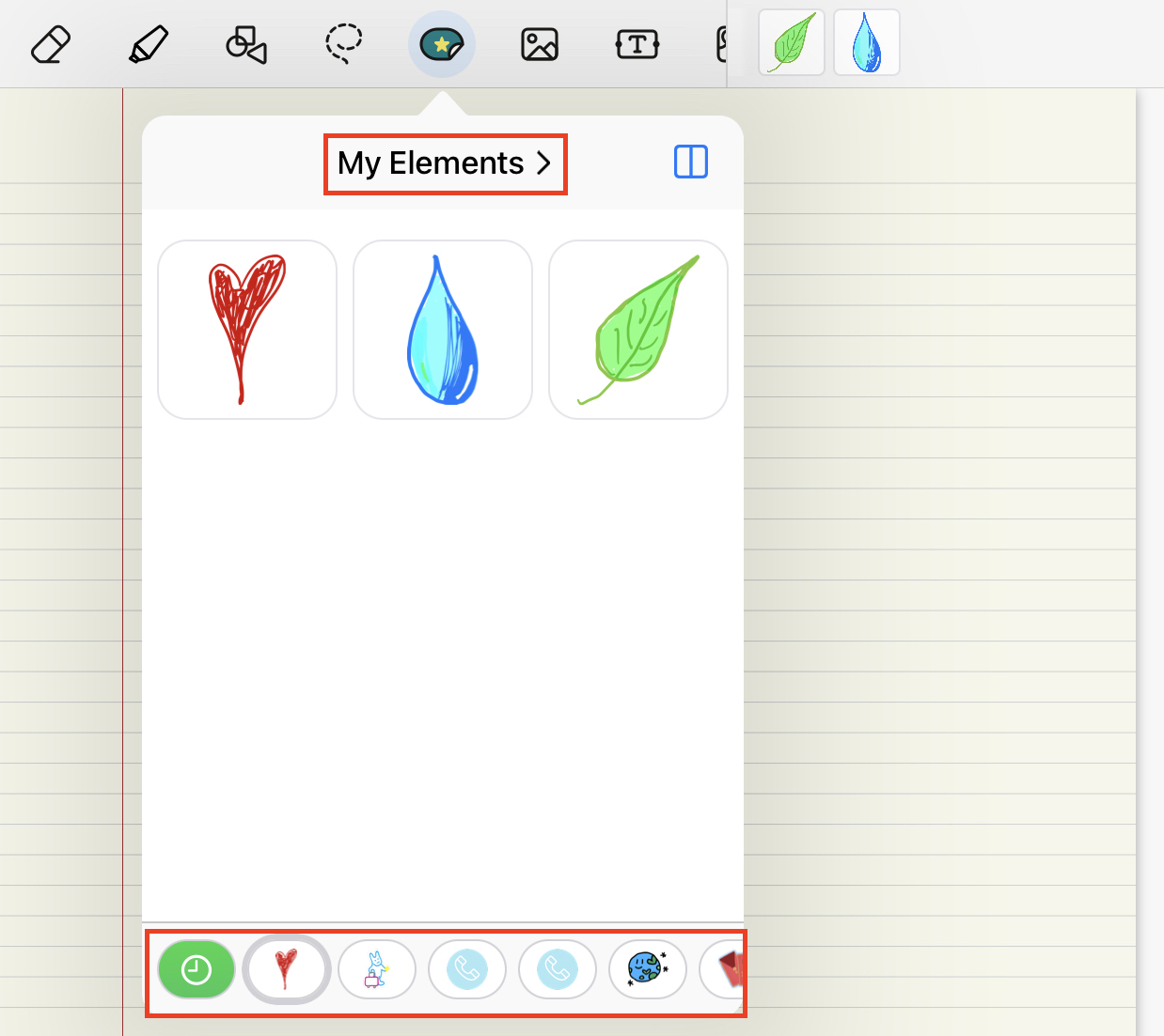 Draw straight lines with the Ruler tool (NEW!) – Goodnotes Support