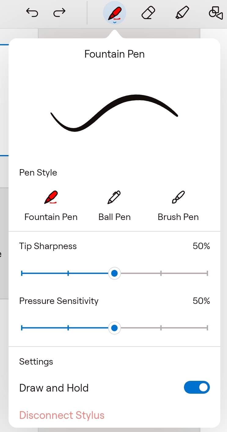 Write with the Pen tool Goodnotes Support