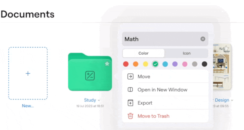 Creating multi-colored folders in Goodnotes 6 – Goodnotes Support