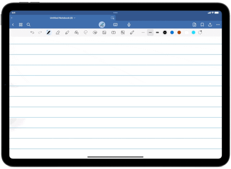 Erasing handwriting and highlighting – Goodnotes Support