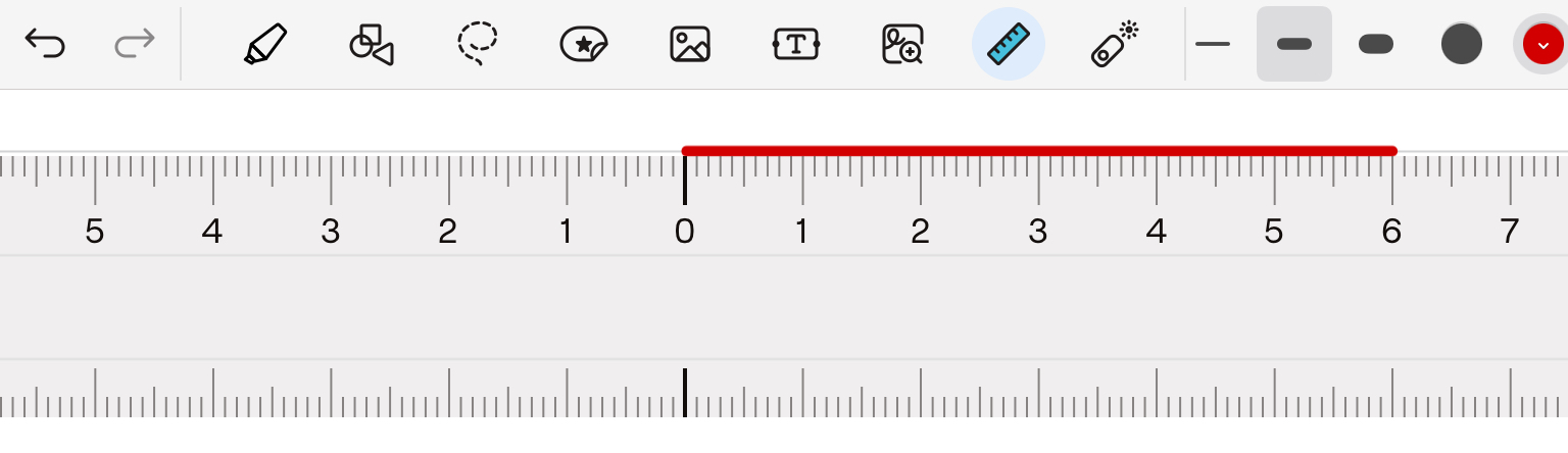 Draw straight lines with the Ruler tool (NEW!) – Goodnotes Support